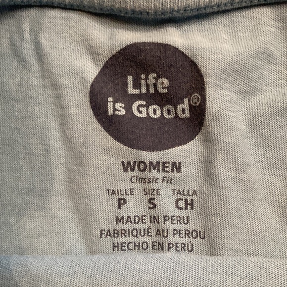 Women's Life is Good long sleeve tee - Picture 4 of 7